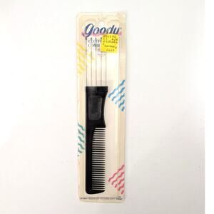 Vtg Goody 1989 Comfort Tip Comb & Lift 7204 BLACK NOS Sealed